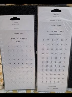 Cloth & Paper Bujo And Icon Stickers!